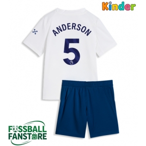 Manchester City Elliot Anderson #5 Replik 3rd trikot Kinder 2026-27 Kurzarm (+ Kurze Hosen)
